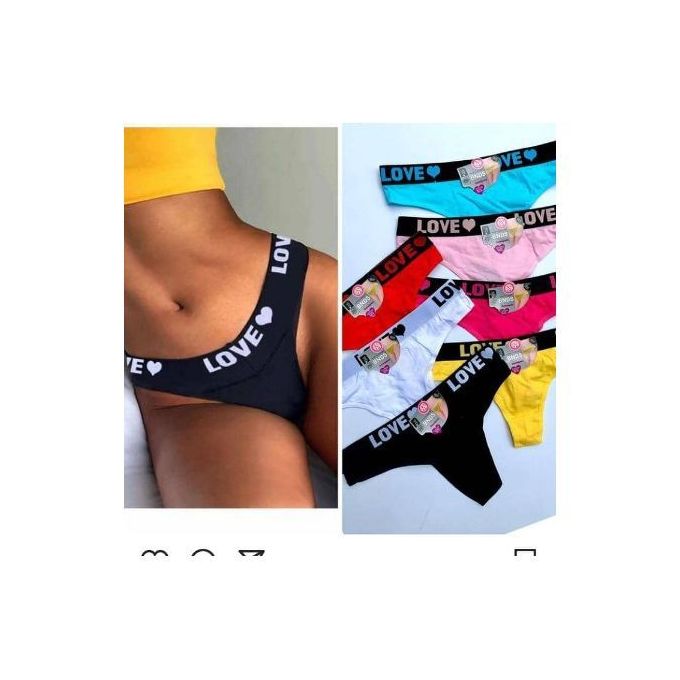 Cotton Sexy Gstring For Ladies 4pieces