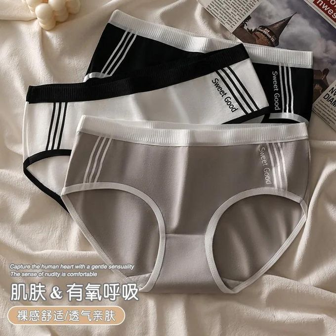 Women Panties Women Sexy Low Rise Briefs Sports Female Solid Color Breathbale Underwear Soft Lingerie